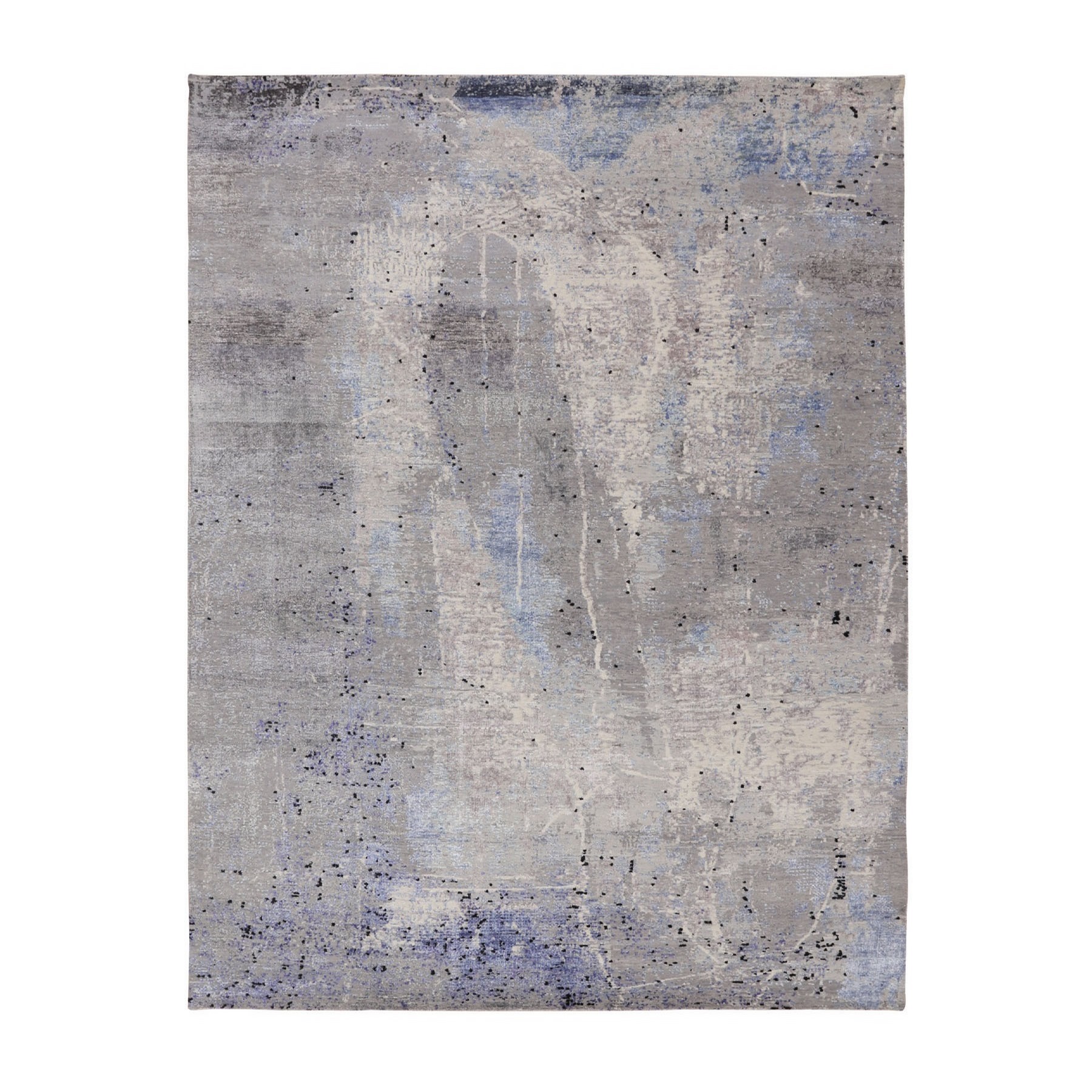 Modern & Contemporary Wool Hand-Knotted Area Rug 7'9